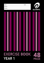 EXERCISE BOOK OLYMPIC A4 YEAR 1 Ruling 48PG