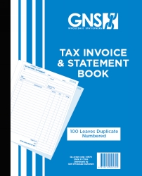 INVOICE/STATEMENT BOOK GNS 570 10X8 DUPLICATE 100LF