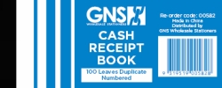 CASH RECEIPT BOOK GNS 582 MINI DUPLICATE 100LF
