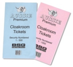 TICKETS CLOAK ROOM PAD 1-500