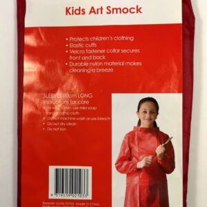 ART SMOCK GNS BASIC KIDS 80CM LONG SLEEVE