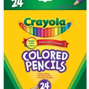 PENCIL COLOURED CRAYOLA BX24