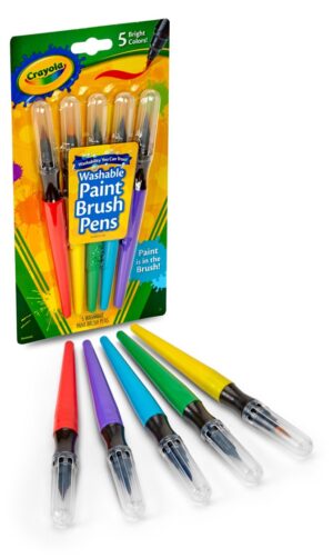 PAINT BRUSH PENS CRAYOLA 5 ASSTD COLS