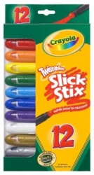 SP- CRAYONS CRAYOLA SLICK STIX PK12