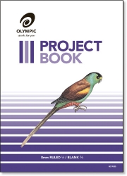 PROJECT BOOK OLYMPIC 335X240MM 8MM RULED 24PG