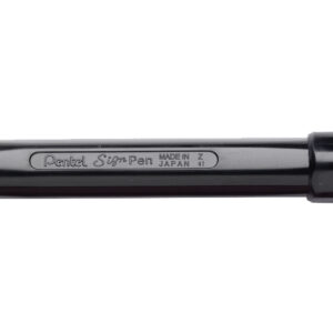 PEN PENTEL FINELINER 0.8MM SIGN PEN BULLET POINT S520 BLACK