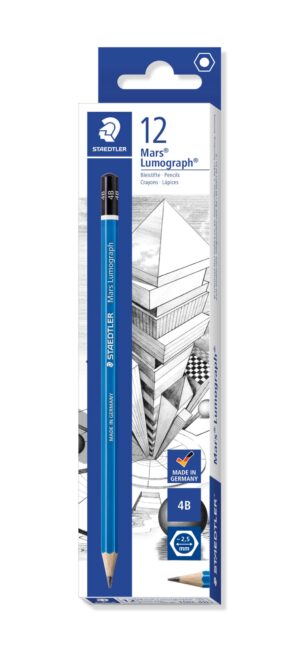 SP- PENCILS STAEDTLER/MARS LUMOGRAPH 4B