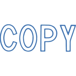 X-STAMPER 1006 COPY BLUE