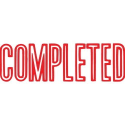 X-STAMPER 1026 COMPLETED RED