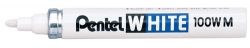 MARKER PENTEL 100W-M BULLET WHITE