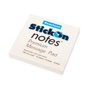 NOTES STICK ON 76X76MM YELLOW
