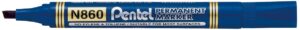 MARKER PENTEL N860 CHISEL BLUE