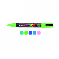 MARKER UNI POSCA PC5M ASST NEW COLOURS BX12