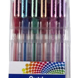 SP- PEN PENTEL RB HYBRID K118M GEL GRIP METALLIC ASST WLT6