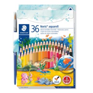 PENCIL COLOURED STAEDTLER NORIS AQUARELL 36's