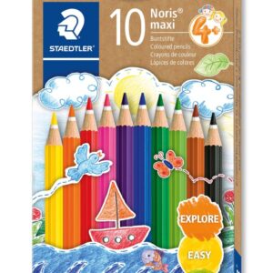 PENCIL COLOURED STAEDTLER MAXI LEARNERS PK10