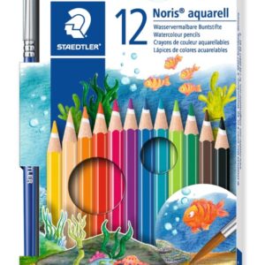 PENCIL COLOURED STAEDTLER NORIS AQUARELL PK12