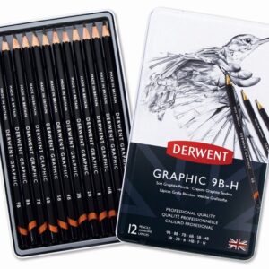 PENCIL LEAD DERWENT GRAPHIC SKETCH 9B-H BX12