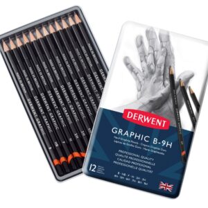 PENCIL LEAD DERWENT GRAPHIC TECHNICAL B-9H BX12
