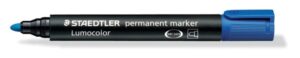 MARKER STAEDTLER 352 LUMOCOLOR PERMANENT BULLET BLUE