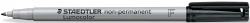 MARKER OHP STAEDTLER 316 WATER SOL F BLACK