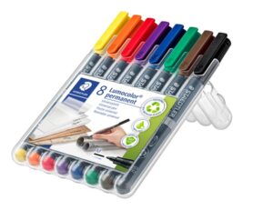 MARKER OHP STAEDTLER 317 PERM MED ASST WLT8