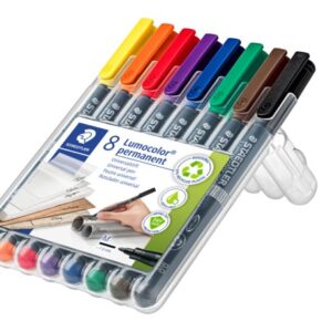 MARKER OHP STAEDTLER 317 PERM MED ASST WLT8