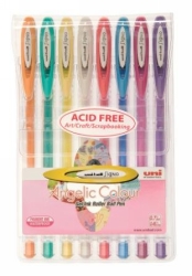 PEN UNI RB SIGNO UM120 ANGELIC FINE ASST WLT8