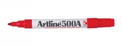 MARKER WHITEBOARD ARTLINE 500A 2MM BULLET NIB RED