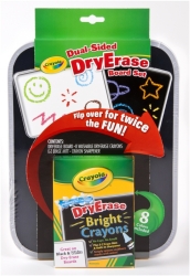 BOARD CRAYOLA DRY ERASE SET DUAL SIDED