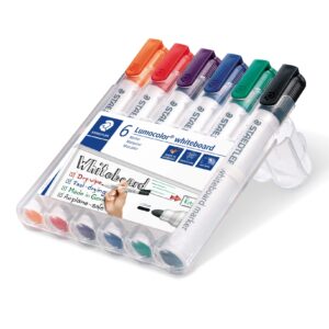 MARKER WHITEBOARD STAEDTLER 351 BULLET ASST WLT6