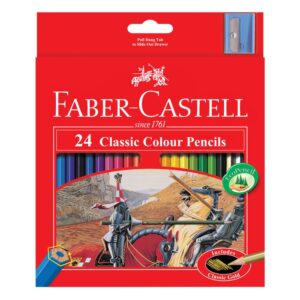 PENCIL COLOURED FABER-CASTELL CLASSIC 24'S
