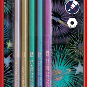 PENCIL COLOURED FABER METALLIC 5 COLOURS