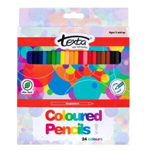 PENCIL COLOURED TEXTA PK24