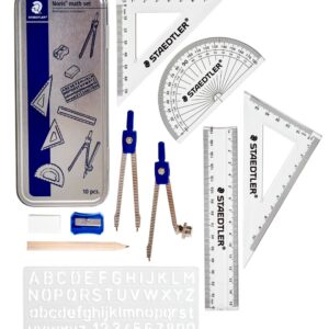 MATHS SET STAEDTLER NORIS CLUB 10 PIECE