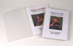 DISPLAY BOOK MARBIG A4 FLIC FILE INSERT COVER 10P