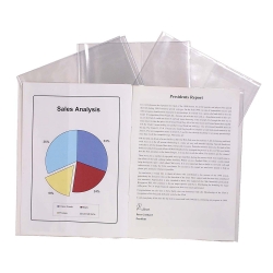 SP- BOOK JACKETS C/LAND 9X7 PVC CLEAR