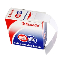 LABEL QUIK STIK DISP 10X24 WHITE