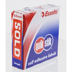 LABEL QUIKSTIK DISP 16X63MM SOLD BX250