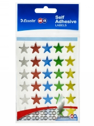 LABEL QUIK STIK F/P STARS MULTI