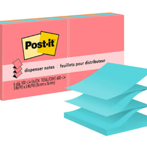 NOTES POST-IT POP UP REFILL R330AN 73X73MM ASST CAPET/POPTI  PK6