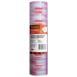 TAPE STICKY SCOTCH 502 12MMX33M BULK PK12