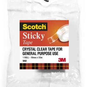 TAPE STICKY SCOTCH 502 18MMX66M
