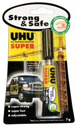 GLUE UHU SUPER STRONG & SAFE 7G