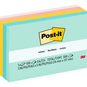 NOTES POST-IT 655-5 73X123 ASST MARSEILLE PK5