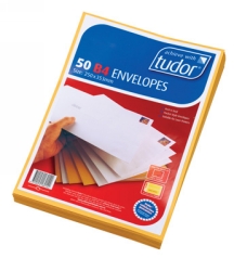 ENVELOPE TUDOR FSC B4 353X250 TUFF TAN H/W PEEL/SEAL PK50