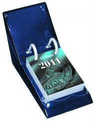 DESK CALENDAR STAND COLLINS TOP OPENING ACRYLIC