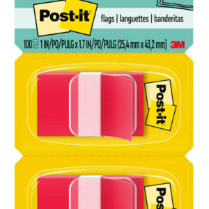 FLAGS POST-IT 680-RD2 RED TWIN PACK