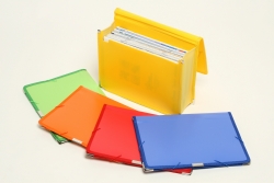 DOCUMENT FILE B/TONE A4 PP W/GUSSET ELASTIC CLOSE YELLOW