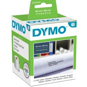 LABEL DYMO LABELWRITER LARGE ADDRESS LABELS 36X89MM WHITE